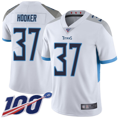 Tennessee Titans Limited White Men Amani Hooker Road Jersey NFL Football #37 100th Season Vapor Untouchable